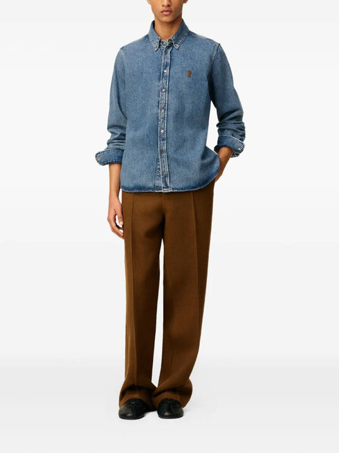 AMI PARIS ADC DENIM SHIRT